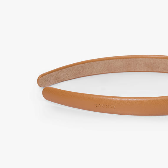 Diadem Narrow Plain Vegan Camel