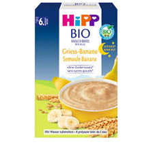 Bouillie de semoule banane Bio Bonne Nuit