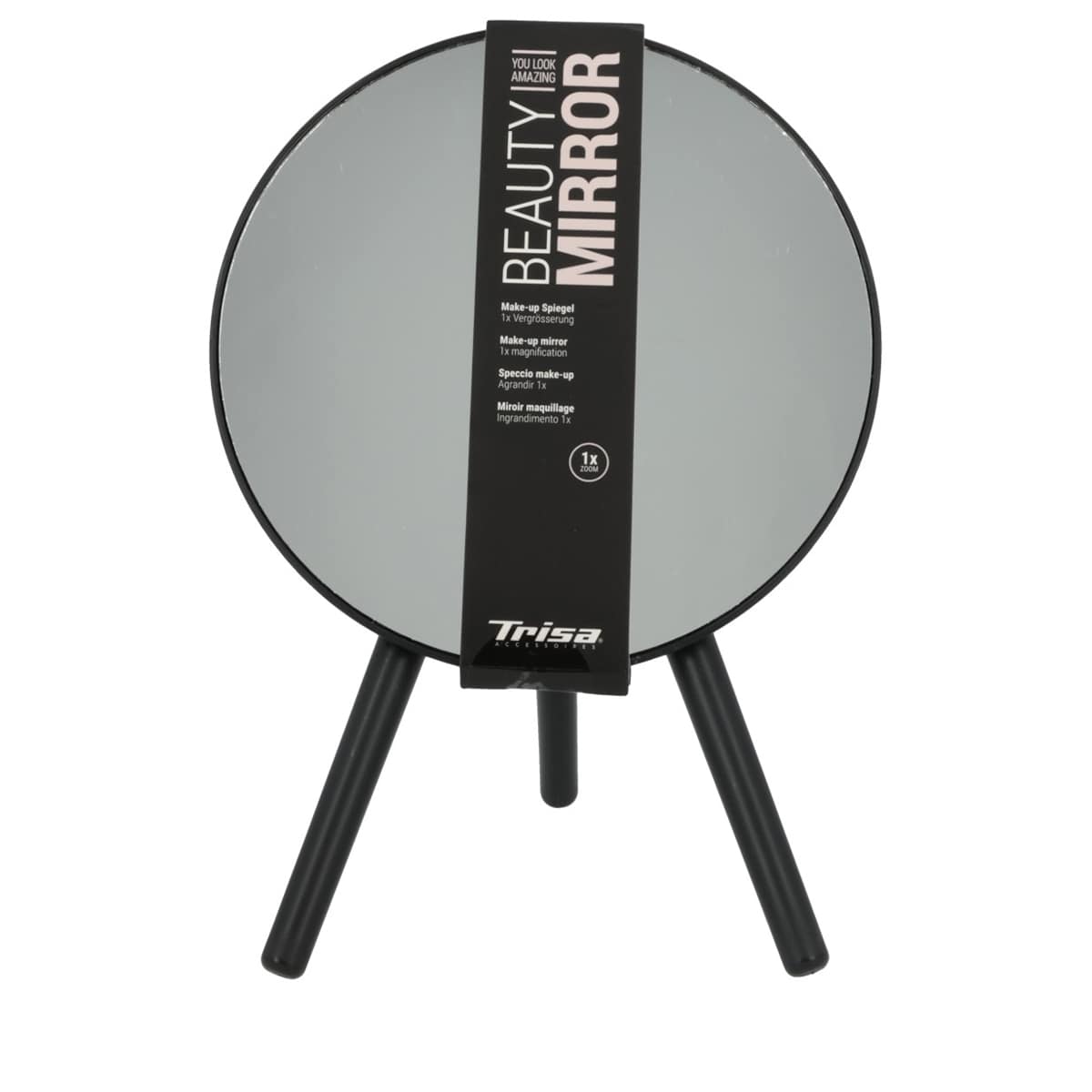 Make-up Spiegel - schwarz