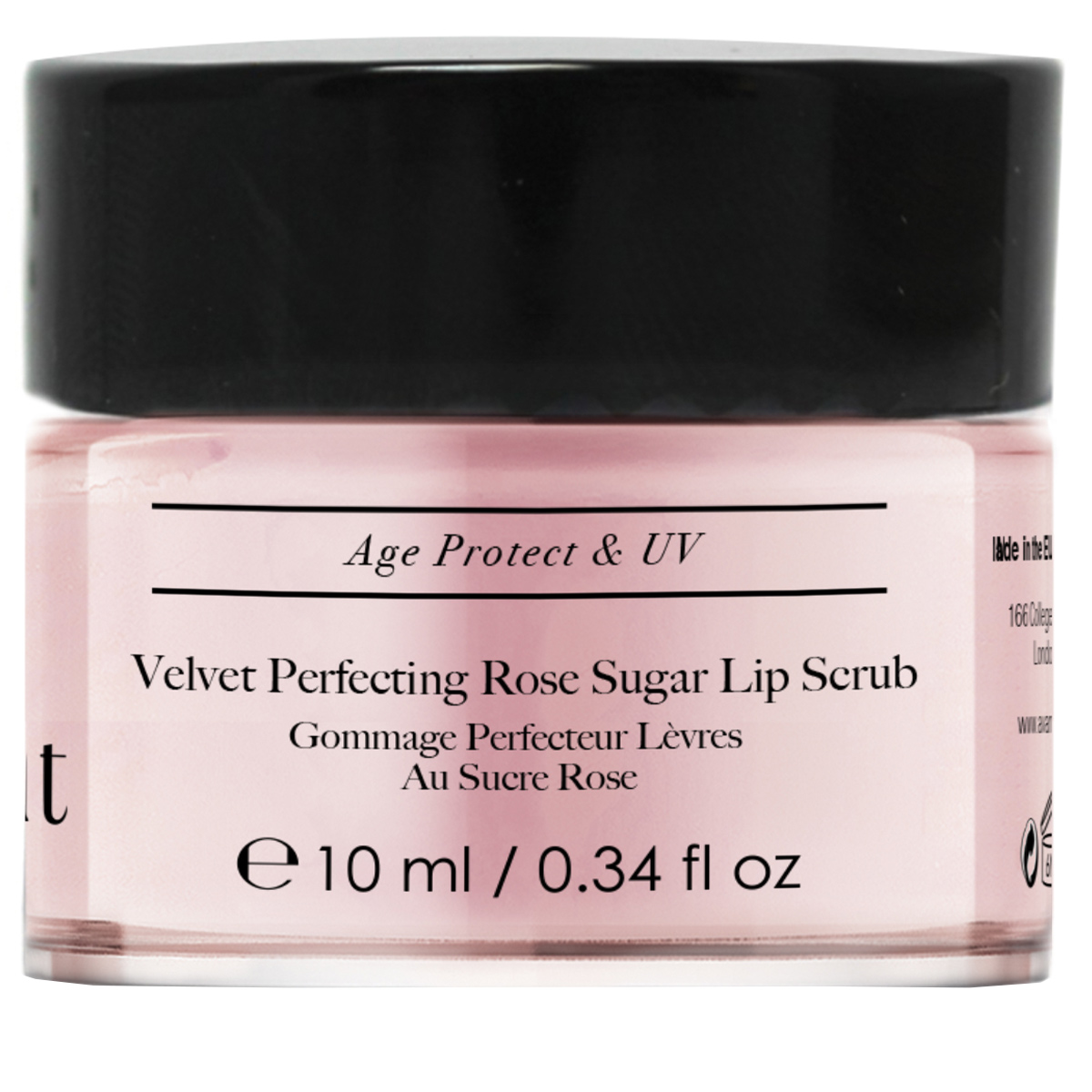 Samtige Rose Zuckerpeeling für die Lippen