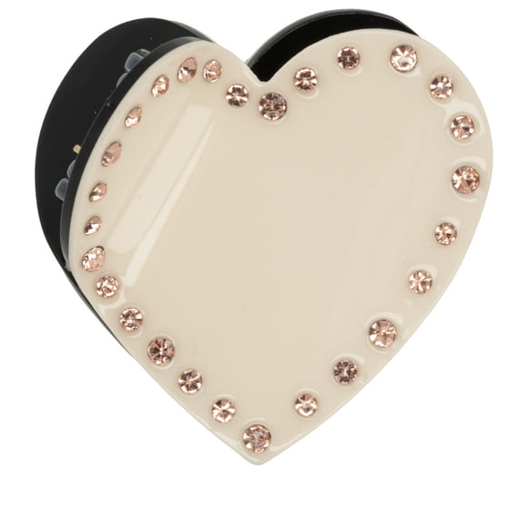 Set Of Heart Clips - Beige