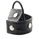 Leather Band Short Bendable Rivets Black / Gold Rivets