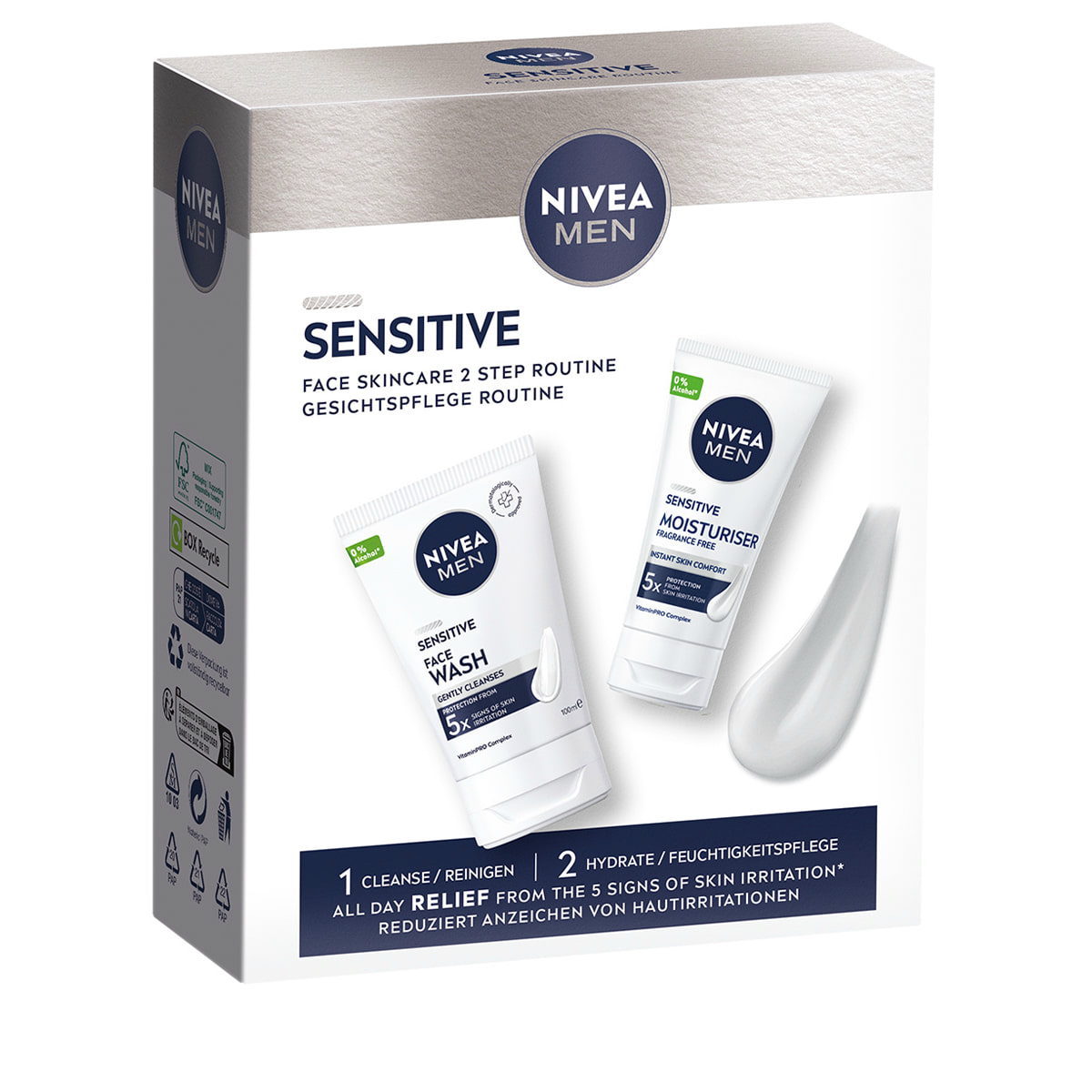 Sensitive Routine Set - Cleansing Gel & Face Care Cream