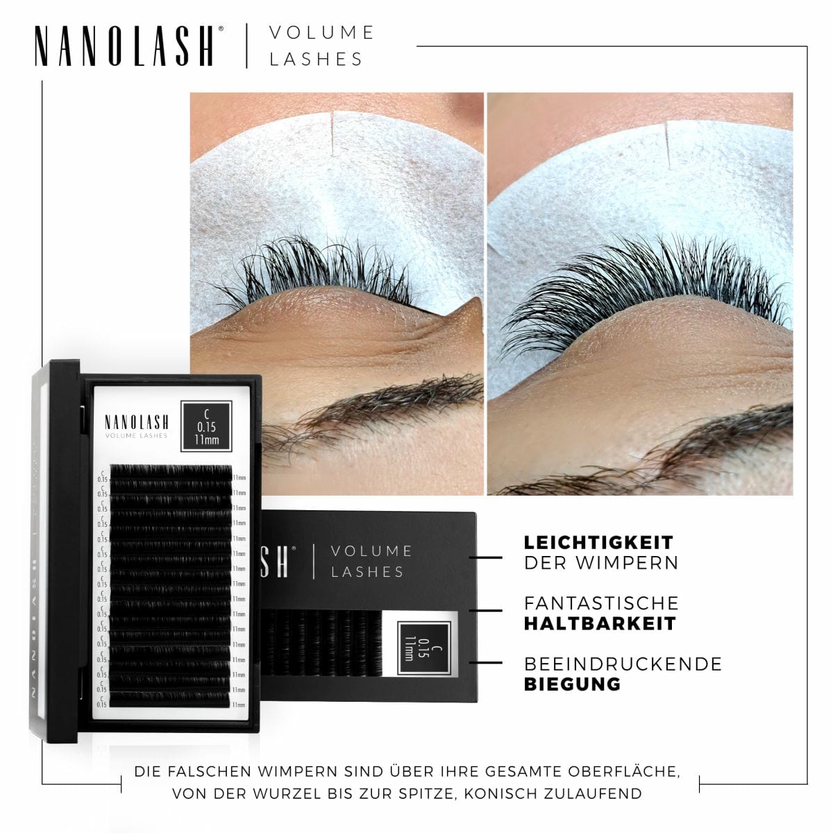 Volume Lashes 0.07 D 9 mm