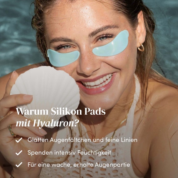 Wiederverwendbare Augen Pads Hyaluron „ocean eyes“