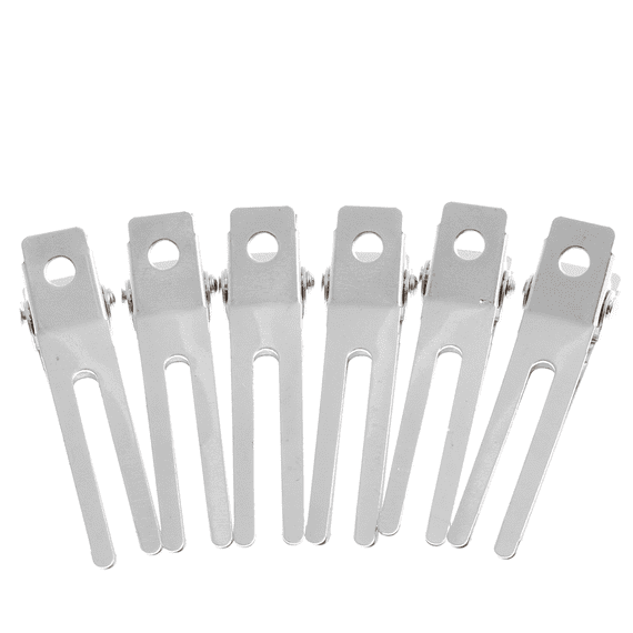 Coiffeur clip piccola, metallo, 4,6 cm, 6 pezzi