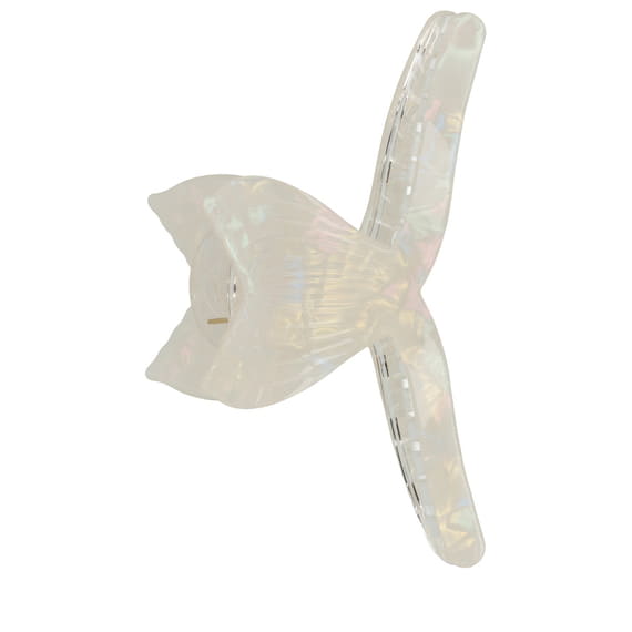 Fin-Shaped Clip - Cream