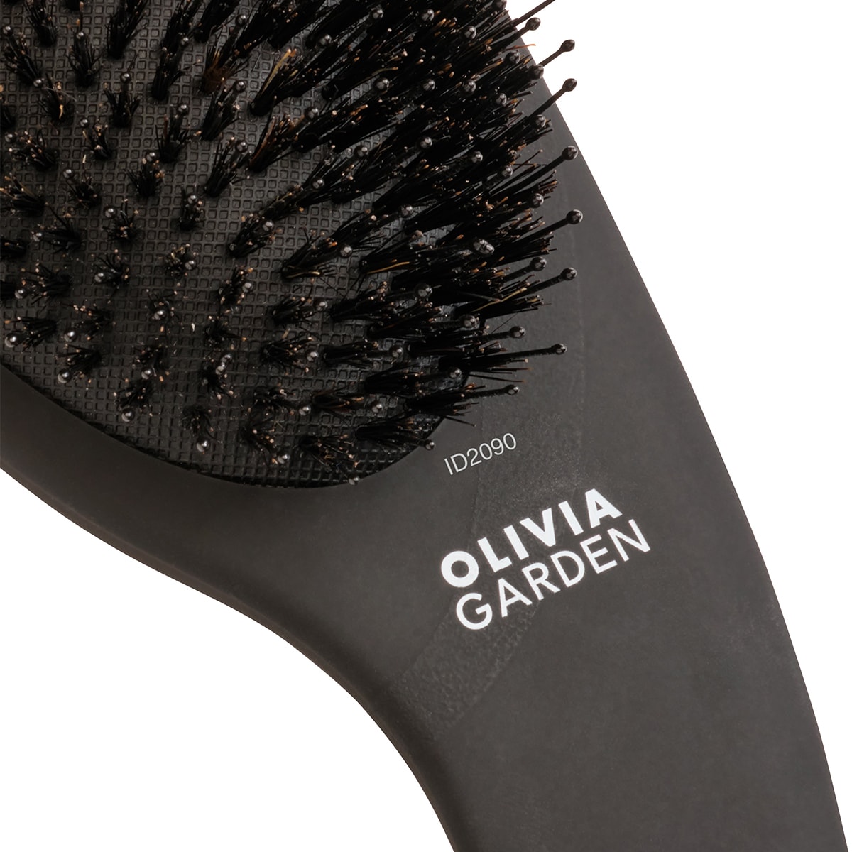 Expert Care Curve Boar&Nylon Bristles Matt Black