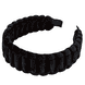 Velvet Hairband Wide Braided