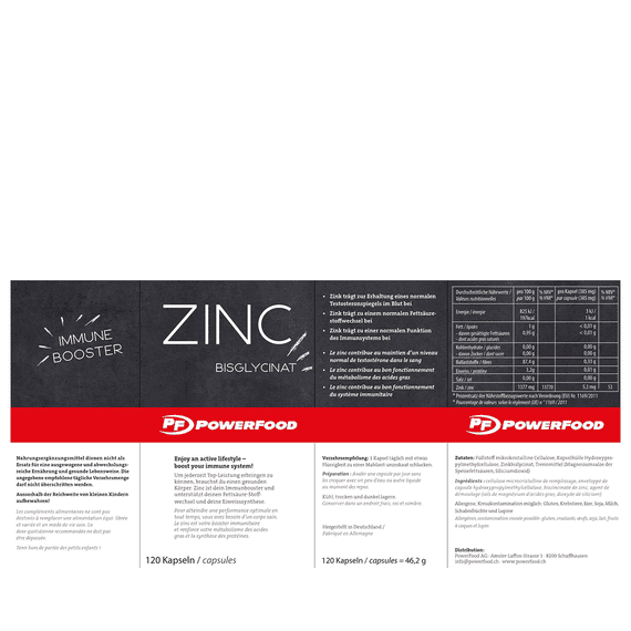 Zinc Bisglycinat (120Caps) 