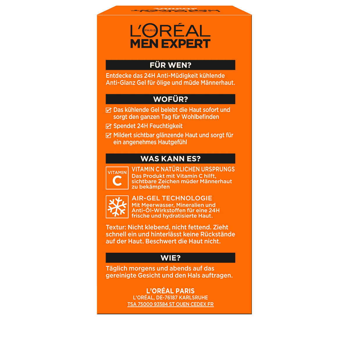 Hydra Energy 24H Gel Hydratant Rafraîchissant Anti-Brillance