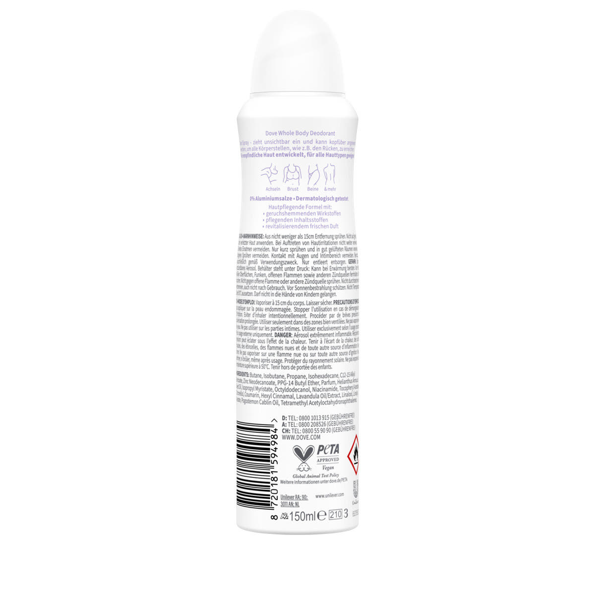 Deo Whole Body Lavender & Chamomile Aerosol
