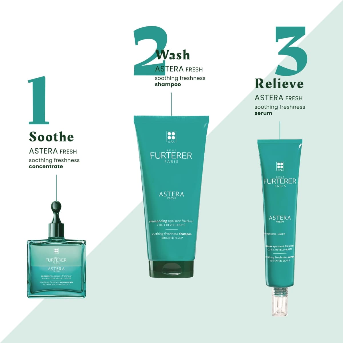 Beruhigend-frisches Shampoo mit Pfefferminz- und Eukalyptus-Öl