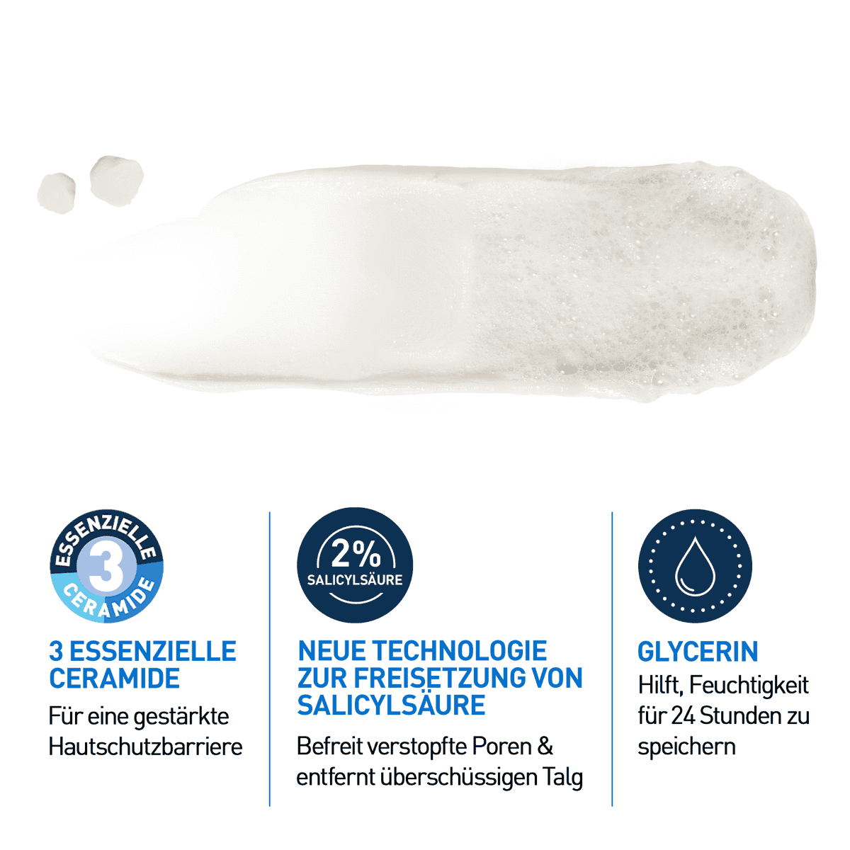 3in1 Tonerde-zu-Schaum Reinigung