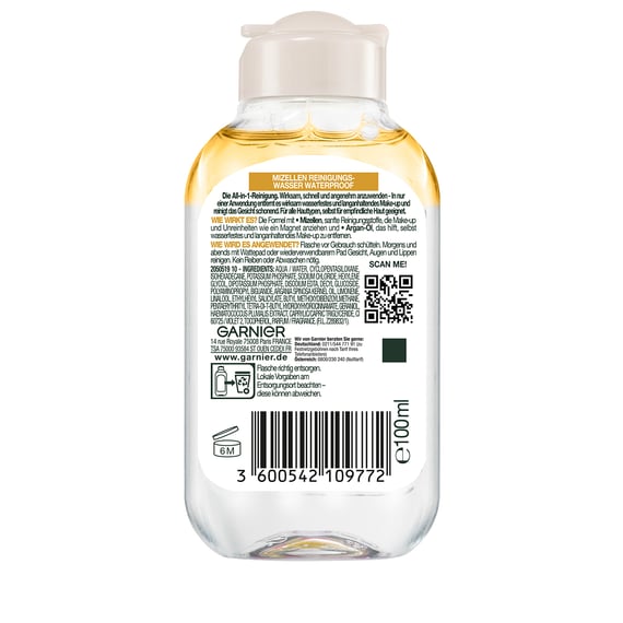 Acqua Micellare Detergente All-in-1 Impermeabile Mini