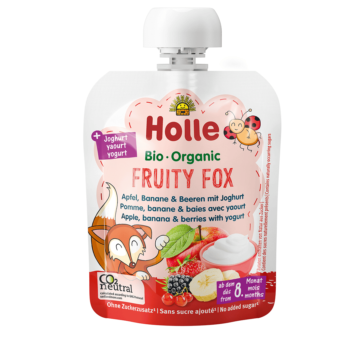 Fruity Fox - Apfel, Banane & Beeren mit Joghurt