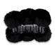 Pince à Cheveux en Fausse Fourrure avec Pompons