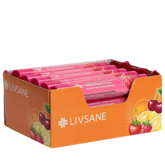 Sucre en rouleau goût framboise