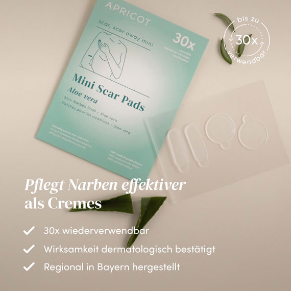 Wiederverwendbare Narben Pads mit Aloe Vera - mini
