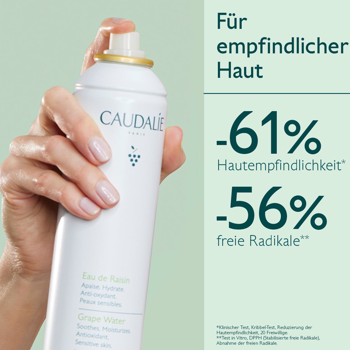 Weintrauben Gesichtswasser