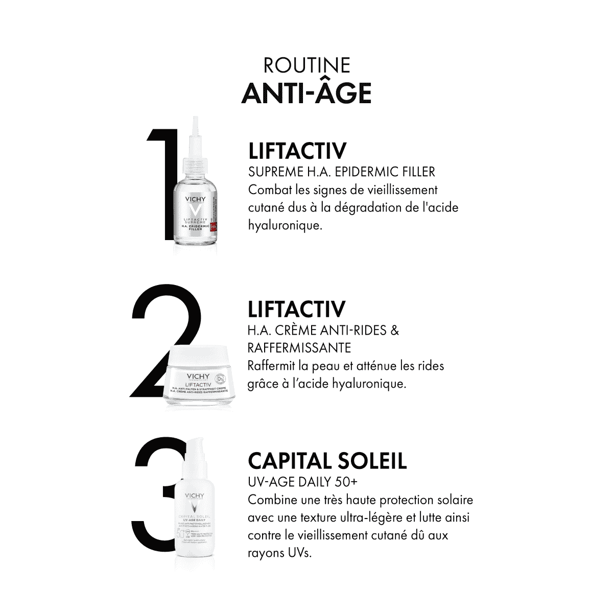  Crème de jour anti-rides & raffermissante à l’acide hyaluronique
