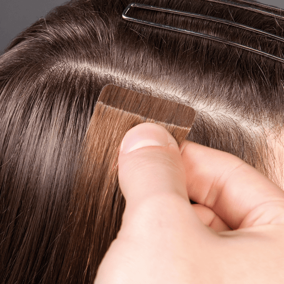 Tape Extensions 40/45 cm - 4, brown