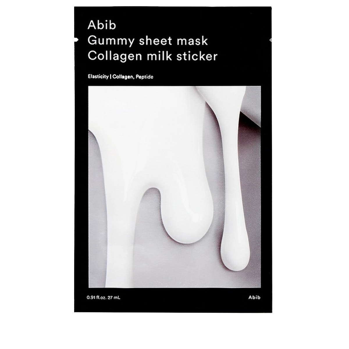 Gummy Sheet Mask Collagen Milk Sticker