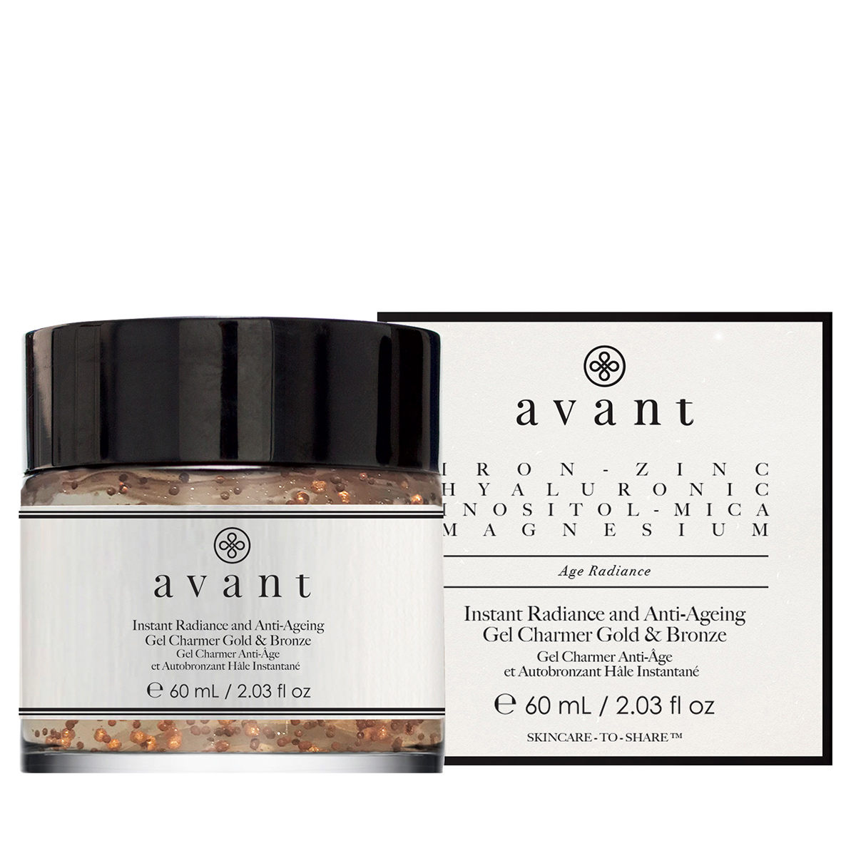 Radiance and Anti-Ageing Gel Gold & Bronze