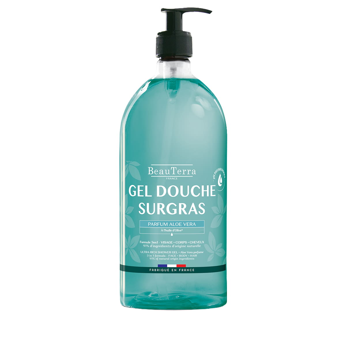 Gel douche nourrissant à l'aloe vera