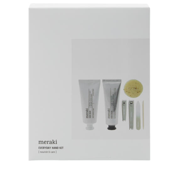 	Confezione regalo Crema mani + Siero mani + Sapone + Set per unghie