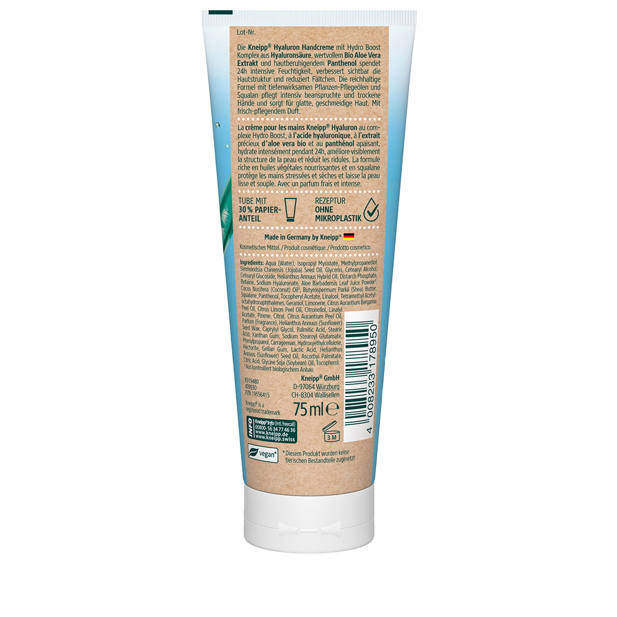 Crème pour les Mains Hyaluron