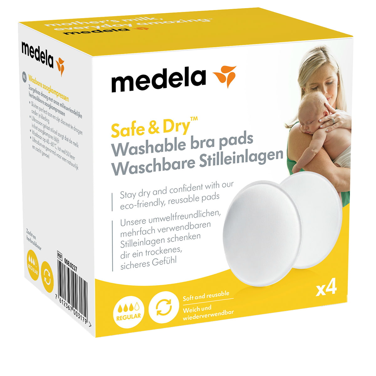 Coussinets D’Allaitement Lavables - 4 pcs.