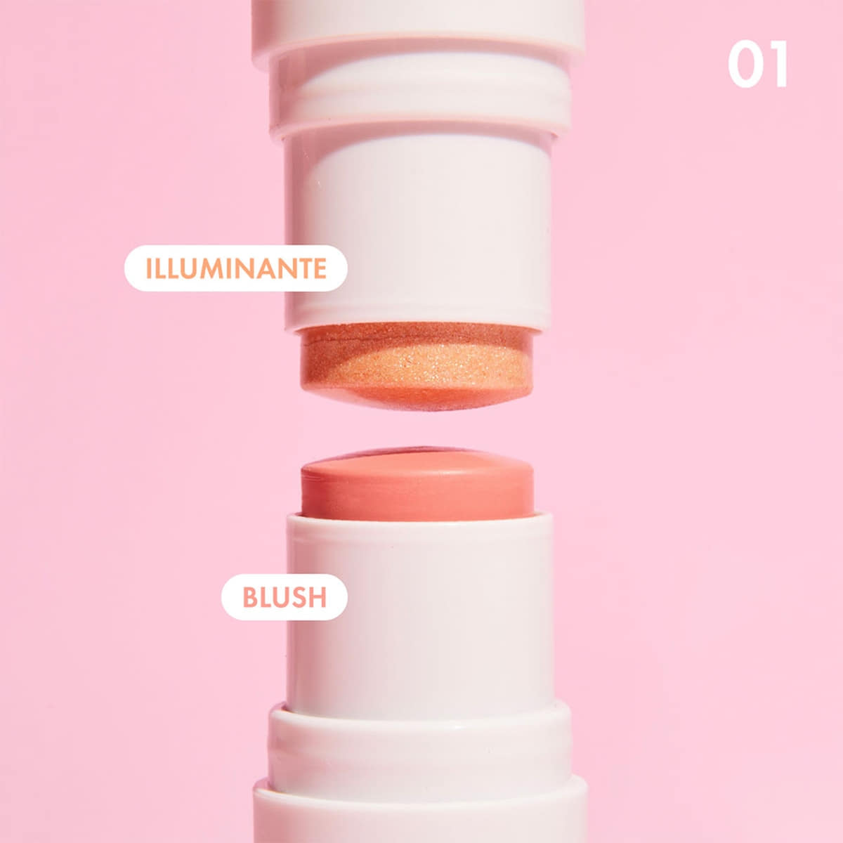 Cheek's A Match - Stick Duo Blush & Illuminateur