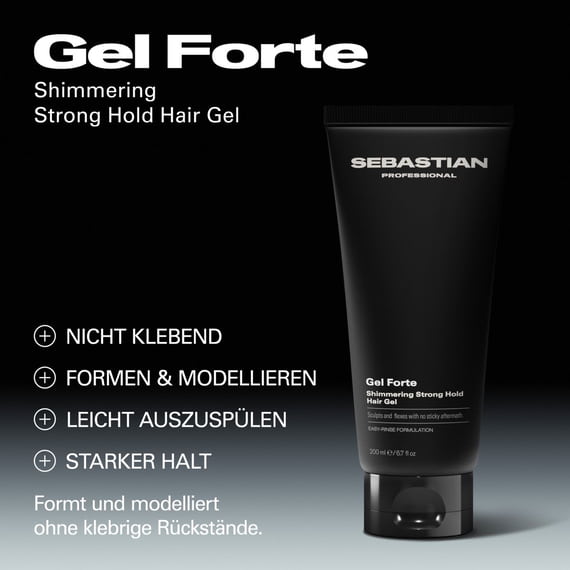 Shimmering Strong Hold Hair Gel