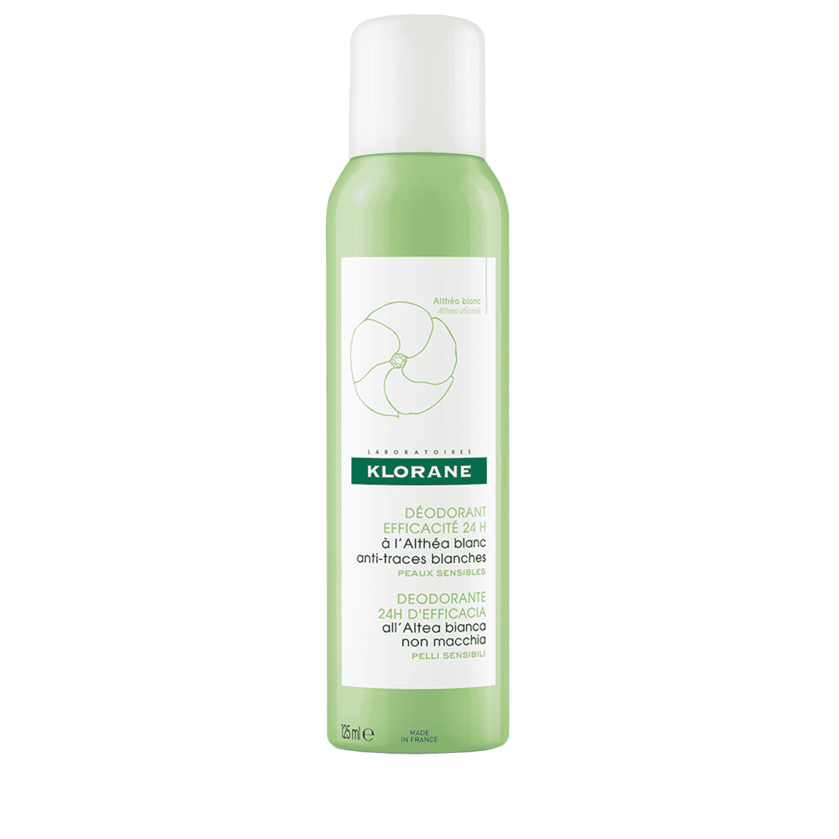 Deodorant Spray ohne Aluminiumsalze und Parabene, weisse Malve