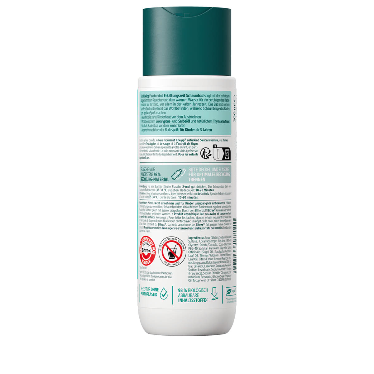 Bain Moussant Saison Hivernale Enfants