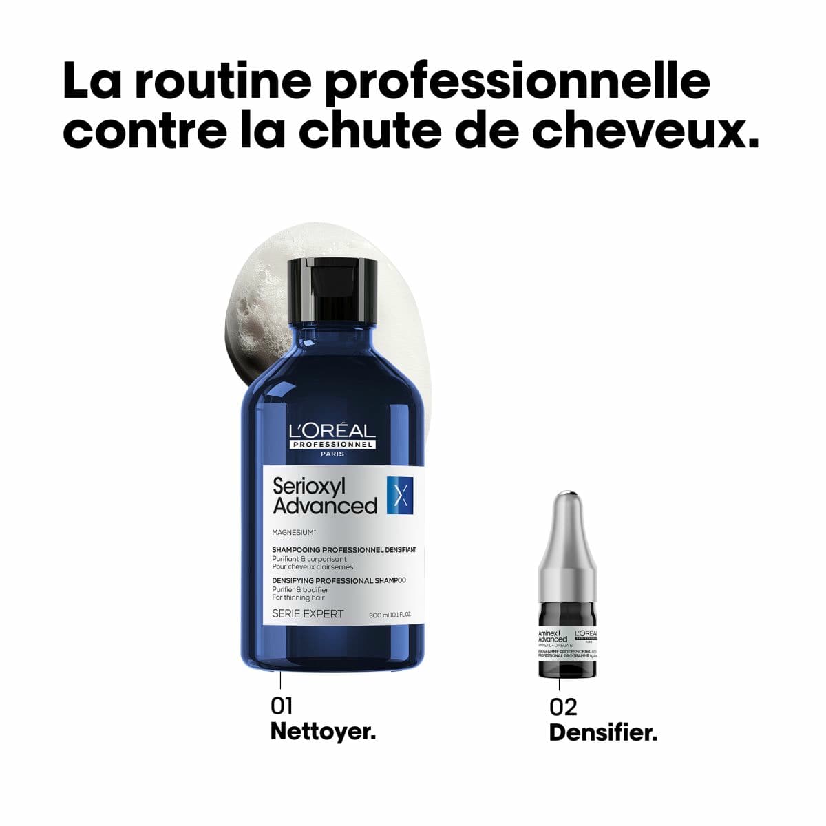 Aminexil Advanced Roll-On – Traitement Contre la Chute des Cheveux