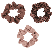 Chouchou Yoga - Rosé, Brun, Imprimé Animal