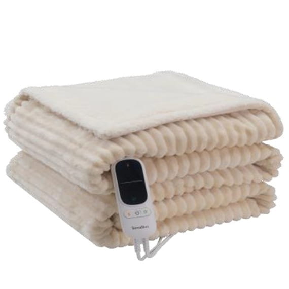 Couverture Chauffante Koomy Creme