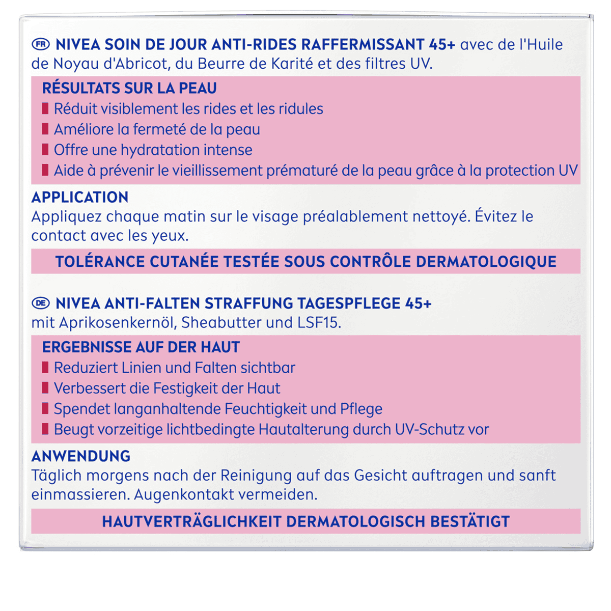 Soin de Jour Anti-Rides Raffermissant 45+ FPS 15
