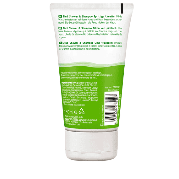 Kids 2in1 Shampoo and Body Wash Lively Lime