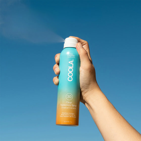 Clear Sunscreen Spray  - Tropical Coconut
