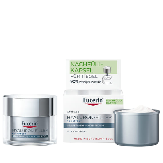 +3x Effect Straffende Nachtpflege - Refill Duo