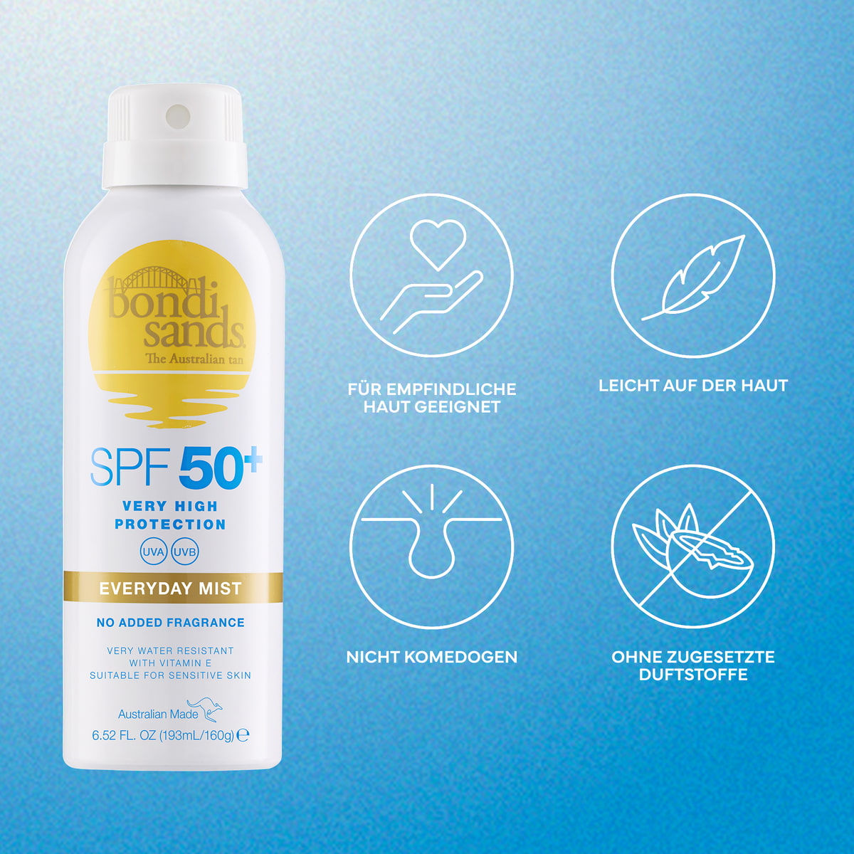SPF50+ Everyday Aerosol Mist Spray