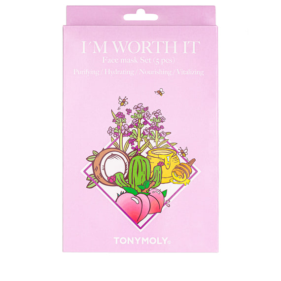 I'm Worth It Face Mask Set 5 Stk.