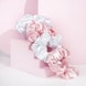 Satin Scrunchies - Pink & White