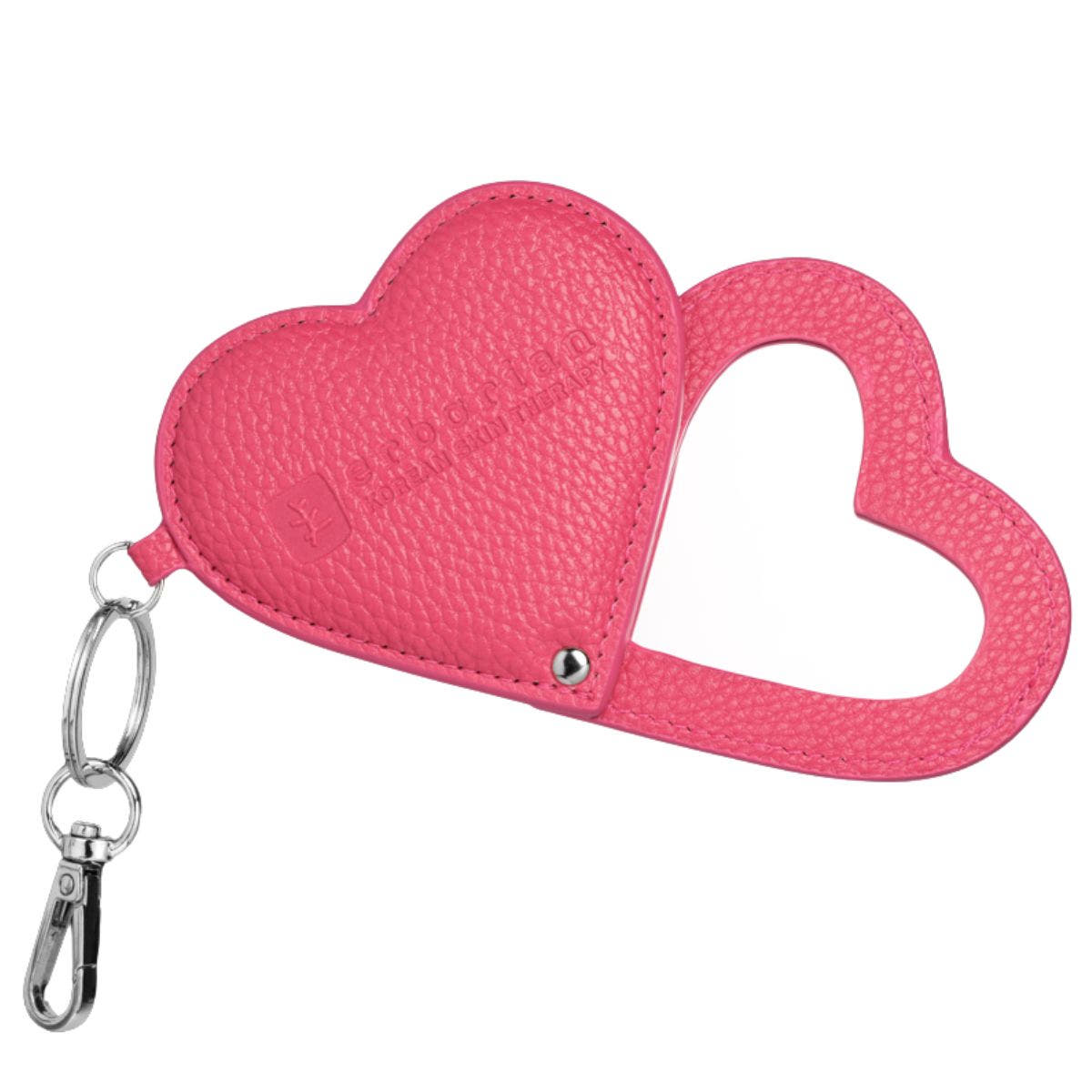 Pocket mirror heart