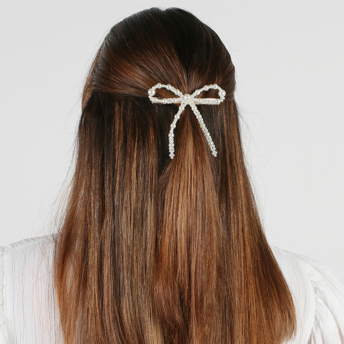 Clip & Barrette With Pearls