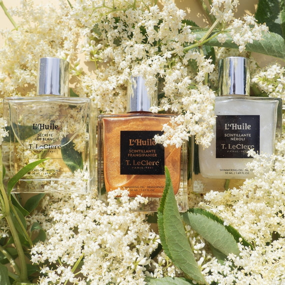 White Iris Secrete Dry Oil