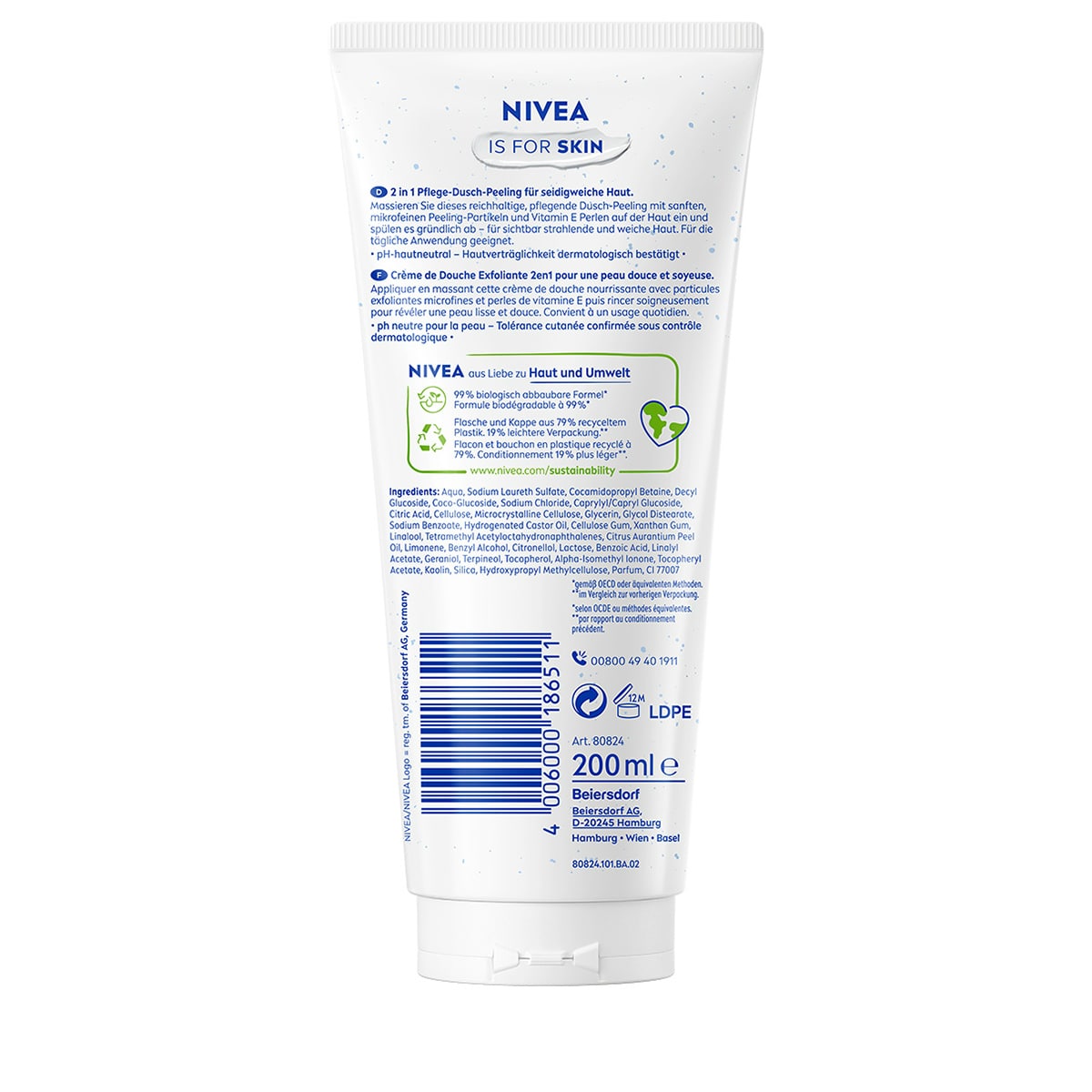 Crème de Douche Soin Gommage